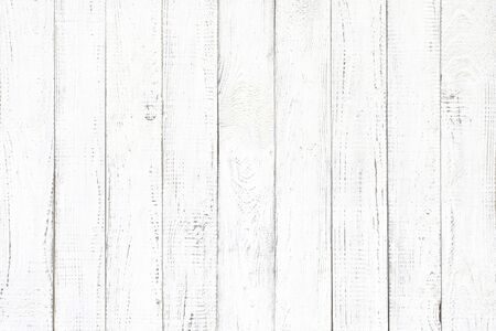 wood texture, old wood board pattern, white background with copy spaceの写真素材
