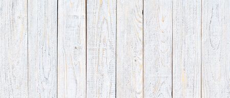 white wood texture background, wide wooden plank panel patternの写真素材