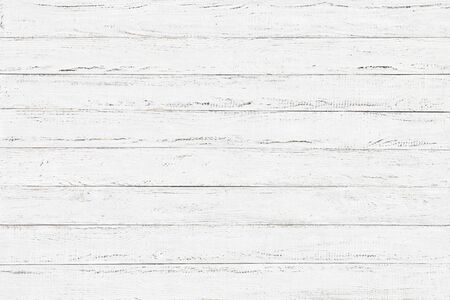 wood texture, old wood board pattern, white background with copy spaceの写真素材