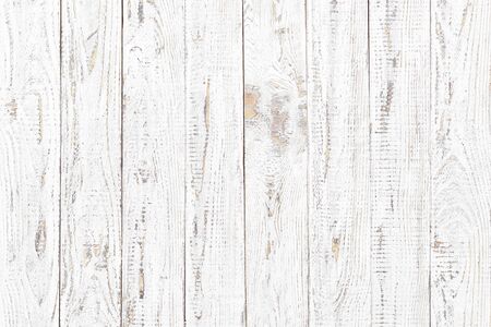 wood texture, old wood board pattern, white background with copy spaceの写真素材
