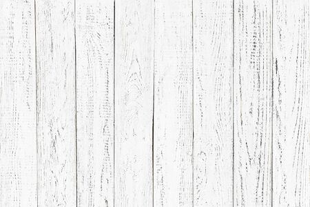 wood texture, old wood board pattern, white background with copy spaceの写真素材