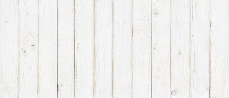 white wood texture, old wood board pattern, copy spaceの写真素材