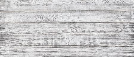 white wood texture background, wide wooden plank panel patternの写真素材
