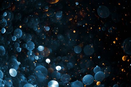 abstract bokeh background, colorful particlesの写真素材