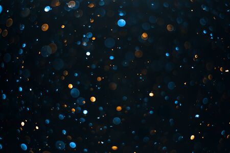 abstract bokeh background, colorful particlesの写真素材