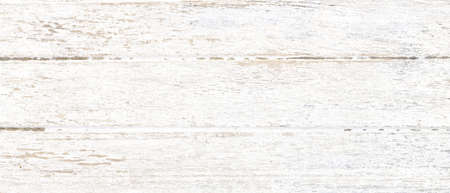 white wood texture background, wide wooden plank panel patternの写真素材