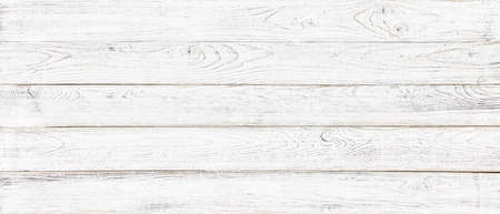 white wood texture background, wide wooden plank panel patternの写真素材