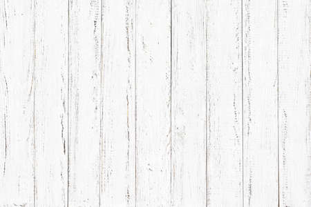 wood texture, old wood board pattern, white background with copy spaceの写真素材