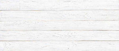 wood texture, old wood board pattern, white background with copy spaceの写真素材