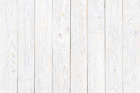 wood texture, old wood board pattern, white background with copy spaceの写真素材