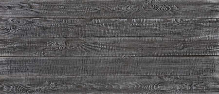 dark wood texture background, wide wooden plank panel patternの写真素材