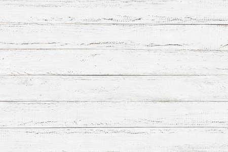 wood texture, old wood board pattern, white background with copy spaceの写真素材