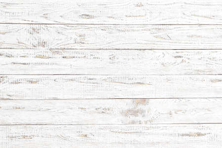 wood texture, old wooden board pattern, white copy spaceの写真素材