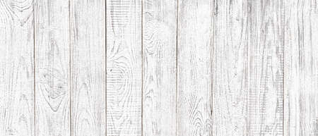 wood texture, old wood board pattern, white background with copy spaceの写真素材