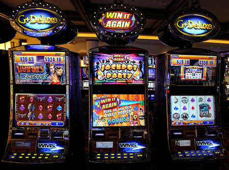 Casino gambling machinesのeditorial素材