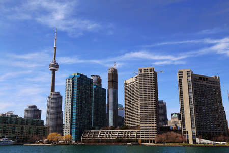 Toronto skylineのeditorial素材