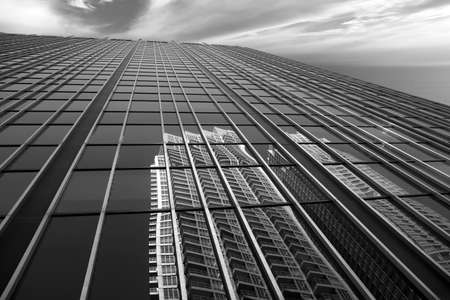 Downtown building reflectionsのeditorial素材