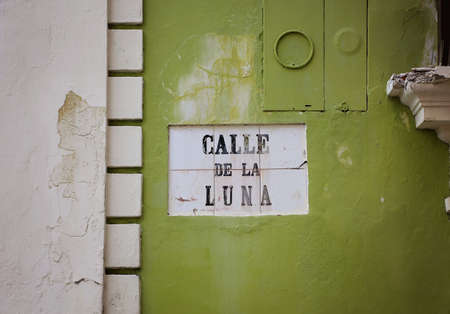 San Juan streets, Puerto Ricoの写真素材