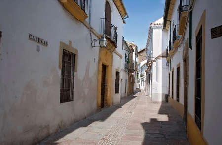 Cordoba streets on a sunny day in historic part of townのeditorial素材