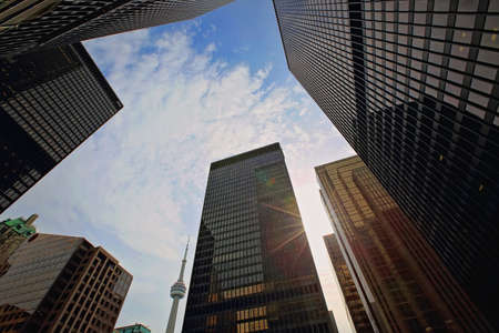 Skyline of Toronto financial district