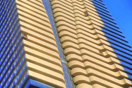 New landmark condominium complex Bloor One during a construction phase