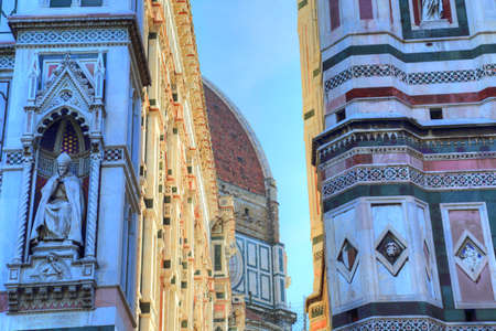 Landmark Duomo Cathedral in Florenceの写真素材