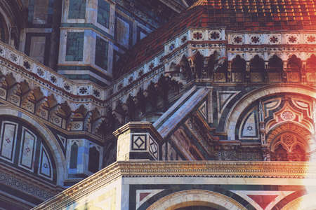 Landmark Duomo Cathedral in Florenceの写真素材