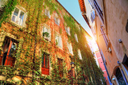 Rome streets in historic part of town