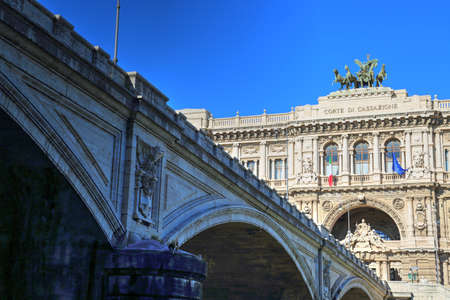 Famous Rome bridges near Vatican City