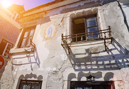 Cascais narrow streets in the old townのeditorial素材