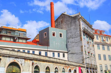 Colorful Streets of Lisbonのeditorial素材