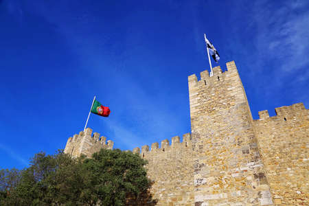 Lisbon, Saint George Castleのeditorial素材