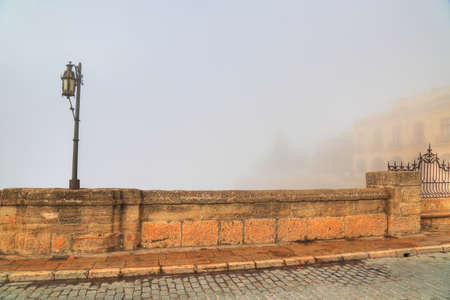 Ronda, Puente Nuevo Arch (Puente Nuevo Bridge)の写真素材