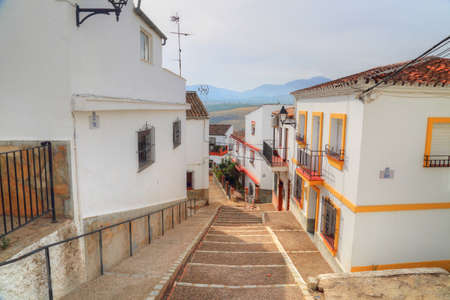 Ronda streets in historic city centerのeditorial素材