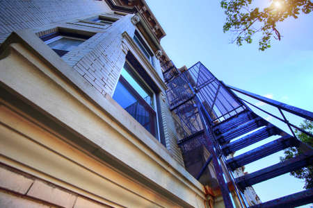 Boston typical housesのeditorial素材