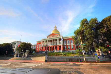 Massachusetts State House, an attraction frequently visited by numerous tourists