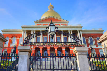 Massachusetts State House in Bostonのeditorial素材