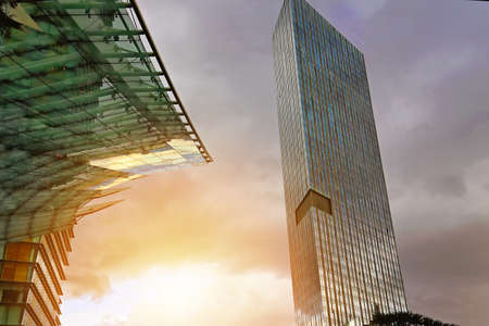 Modern Architecture and city streets of Las Vegas