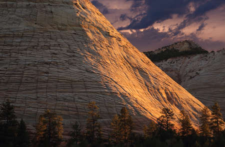 Scenic Zion Park Scenic Landscapes at sunsetの写真素材