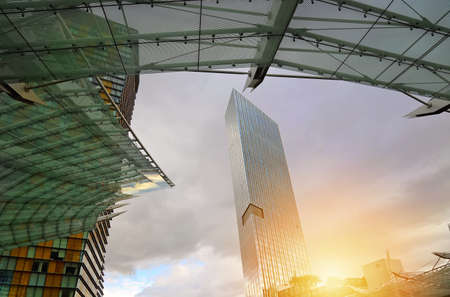 Modern Architecture and city streets of Las Vegasのeditorial素材