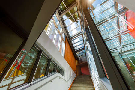 Boston, MA, USA July, 16, 2020: World-famous MIT institute of technology and modern buildings of Stata Centerのeditorial素材