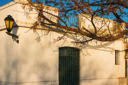 Uruguay, Streets of Colonia Del Sacramento in historic center of Barrio Historico.の写真素材