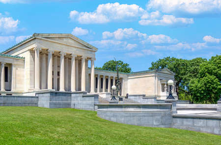 Albright-Knox Art Gallery, a major showplace for modern art and contemporary artのeditorial素材