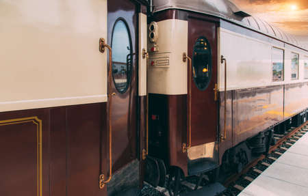 Andalusia Old Luxury Train at Ronda Train station