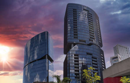 Zapopan modern financial center with trendy shopping malls, banks, offices, financial institutions...