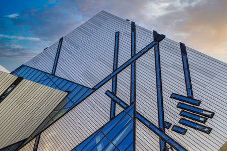 Toronto, Canada, June 5, 2021: The Royal Ontario Museum is a museum of art, world culture and...