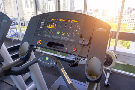 Fitness gym in an upscale city location.