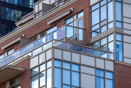 Toronto Condominium in a trendy district facing scenic Ontario lakeshore.