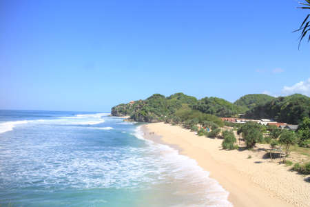 Beach Side on Vacationの写真素材