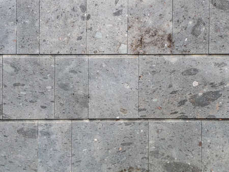 Brick wall of natural stone grayの写真素材